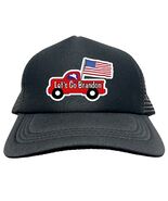 LET'S GO BRANDON BIDEN TRUMP FUNNY Trucker Cap Foam Baseball Cap Hat Mes... - $15.83