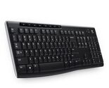 Logitech K270 Wireless Keyboard, USB Unifying Receiver, Black - $37.25