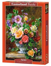 500 Piece Jigsaw Puzzle, Flowers in a Vase, Flower and plants Puzzle - $19.84