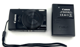 Canon Powershot Elph 190 Digital Camera Black 20MP 10x Zoom HD WiFi Mint Tested - $363.40