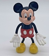 Disney All Vinyl Mickey Mouse Figure by Applause Vintage Preloved - £7.07 GBP
