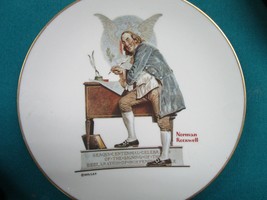 Gorham Rockwell Plate The Washington Post Franklin Benjamin 6 1/4" - $34.65