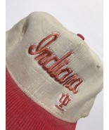 Vtg Indiana Hoosiers Script Pro Star Corduroy Hat Snapback Licensed Coll... - £37.25 GBP