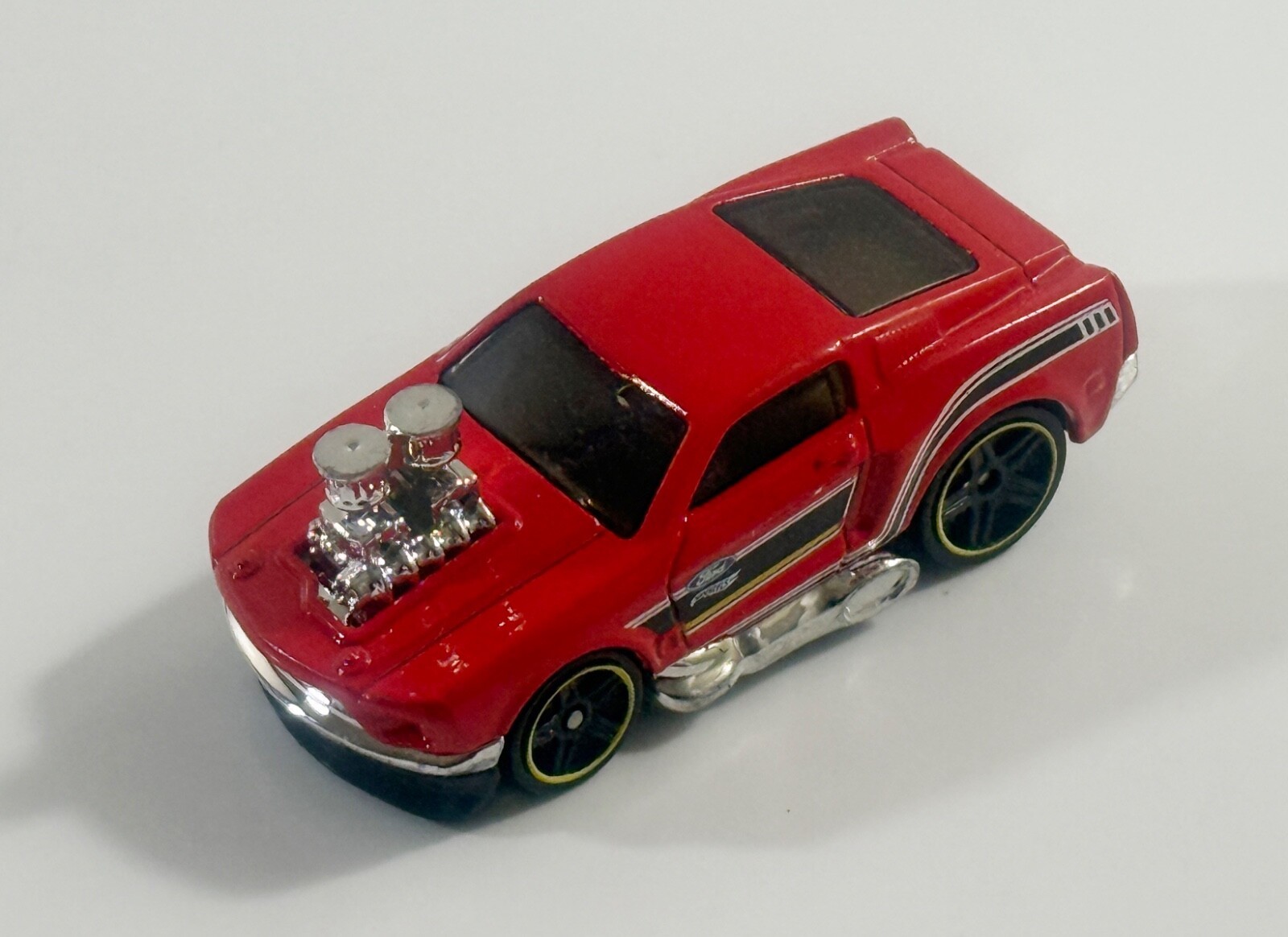 2002  Hot Wheels - 1968 Mustang - DTX47 - Red - $2.47