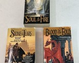 Terry Goodkind 3 Swords of Truth PB Books Stone of Tears Blood Fold Soul... - £13.89 GBP