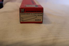 HO Scale Jouef, Set of 2 40&#39; Containers, Calberson, Schenker, #2634 BNOS... - $50.00
