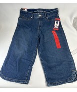 Gloria Vanderbilt Blue Jean Size 8 Capris All Around Slimming Effect New... - £17.39 GBP