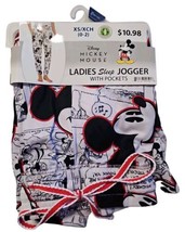 Mickey Mouse Women&#39;s Sleep Jogger With Pockets Size X-Small XS 0-2 Brand... - $12.86