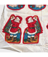 Christmas Past Cranston Cut n Sew Panel 8 Fabric Ornaments Santa Snowman... - $268.31 MXN