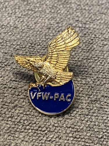 NEW VFW-PAC Eagle Lapel Pin KG JD Veterans Foreign Wars Military  Militaria - $9.90