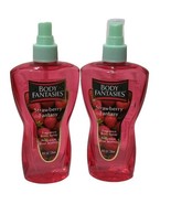 2 x Body Fantasies Strawberry Fantasy Fragrance Body Spray 8oz Ea - $22.00