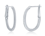 Classic of ny Women&#39;s Earrings .925 Silver 337537 - £63.34 GBP