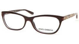 New Dolce &amp; Gabbana DG 3221 2918 Brown EYEGLASSES FRAME 53-16-140mm Italy - $83.29