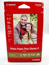 Canon PP-201 Photo Paper Plus Glossy II, 4x6 inch - 100 Sheets - $10.55
