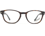 Persol Gafas Monturas 3086-s 9001/81 Marrón Mate Carey Bocina Borde 51-1... - $167.44