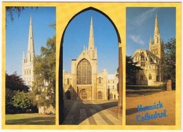 Postcard Norwich Cathedral Norfolk England UK - £3.10 GBP