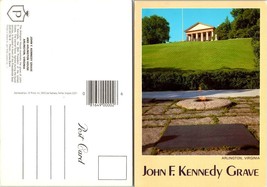 Virginia Arlington House and John F. Kennedy Grave Eternal Flame VTG Postcard - £7.51 GBP