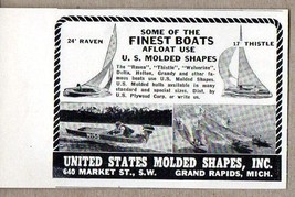 1953 Print Ad United States Molded Shapes Baots Used by Wolverine,Delta,Grandy - $8.90