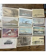 mariners museum culvers peabody postcard lot steamships 40 - $2,822.32 MXN