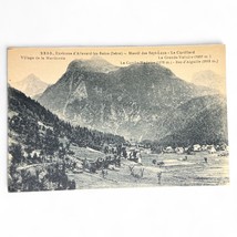 Vintage French Postcard Allevard-Les-Bains Sepia Landscape Architecture ... - $6.84 CAD