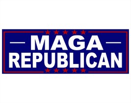 Window Sticker - MAGA Republican Bumper Sticker Various Sizes - £3.74 GBP+