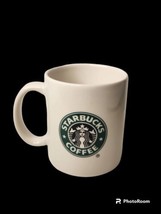  Starbucks 2004 Coffee Mug Cup White Classic Green Mermaid Logo - £5.47 GBP