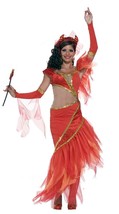 Ballroom Dancing Salsa Devil -  Adult Halloween Costume - Size XS/S - Red/Gold - £23.96 GBP