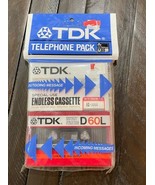 TDK Telephone Pack For Answering Machines ECD-60LU2T - $29.69