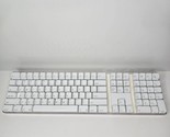 Apple A1016 OEM Wireless Bluetooth Keyboard White w/ Number Pad Tested W... - $28.08