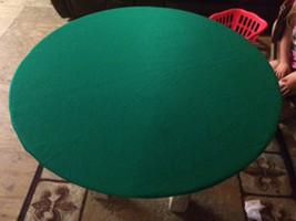 FELT poker table cover fits 60&quot; ROUND TABLE - CORD/ BL PLUS STOW BAG - £78.45 GBP