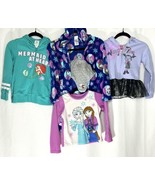 5 PIECE LOT Disney Bundle Girl’s SIZE 7/8 Frozen, Little Mermaid, Vampirina - $57.82 CAD