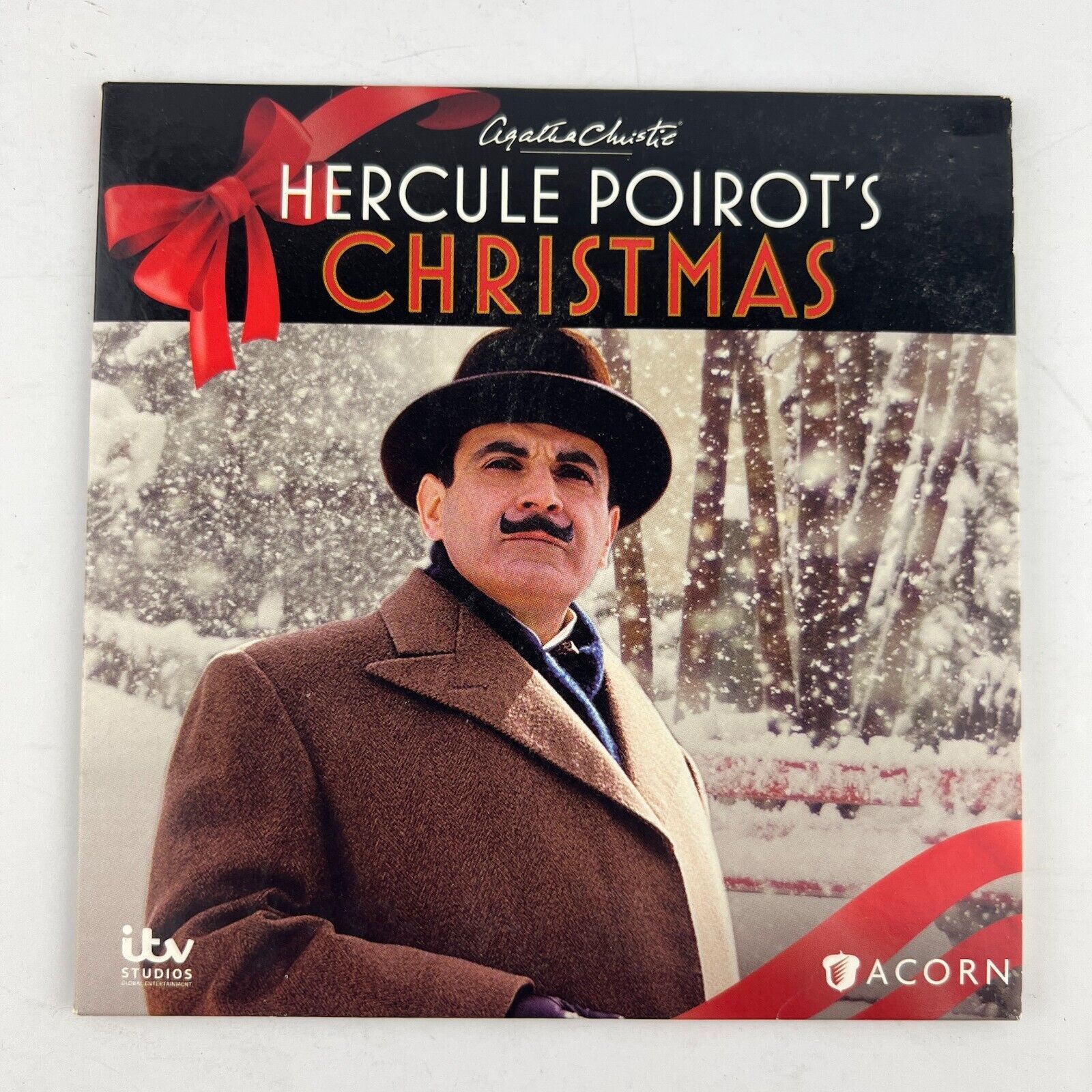 Hercule Poirot's Christmas DVD PROMO Card Sleeve Edition ITV Acorn IMPORT - $9.89
