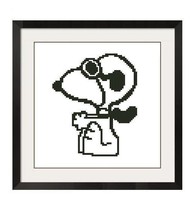 Snoopy Cross Stitch Pattern  140 - $2.75