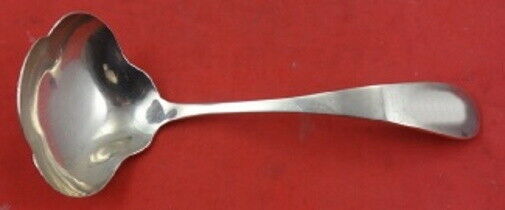 Primary image for Old English by Schofield Sterling Silver Gravy Ladle Lobed 6 1/2" Vintage Server