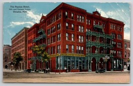 Omaha NE Paxton Hotel 1916 Davidson Family Long Pine NE Postcard A36 - $6.95
