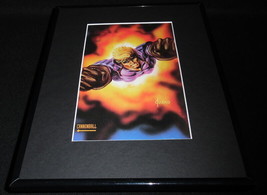 Cannonball Marvel Masterpiece ORIGINAL 1992 Framed 11x14 Poster Display - $34.64