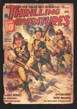 Thrilling Adventures 3/1943-War cover by Rudolph Belarski-ERB-Malcolm Wheeler... - £81.41 GBP