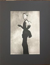 Helmut Newton sans Titre Photolitho Noir Robe Femelle Art - £97.19 GBP