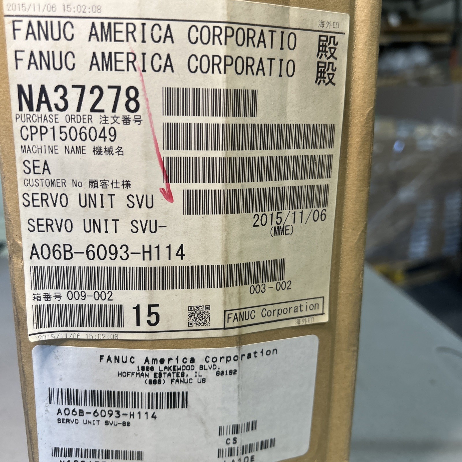 FANUC A06B-6093-H115 SERVO UNIT Drive   NEW!! - $1,099.00