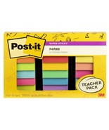 3M Post-It Notes Teacher Pack, 3x3 Lot of 15 Pads (675 Sheets Total), Mu... - £14.97 GBP