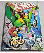 X-Men In The Savage Land 1st Print Paperback Book Marvel Comics 1987 Spi... - $8.89