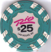 $25 Old RIO Las Vegas, NV Casino Chip - £31.56 GBP