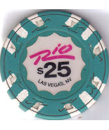 $25 Old RIO Las Vegas, NV Casino Chip - $54.61 CAD