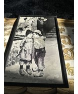 Mini Silk Tapestry Neyret Freres Stevengraph The Secret Metal Frame 8x13... - $228.59 CAD