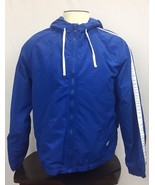 AEROPOSTALE WOMENS BLUE WINDBREAKER JACKET ZIP L Large - $16.73 CAD