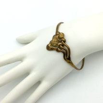 ORGANIC freeform brass cuff bracelet - artisan-made modern brutalist - $30.00