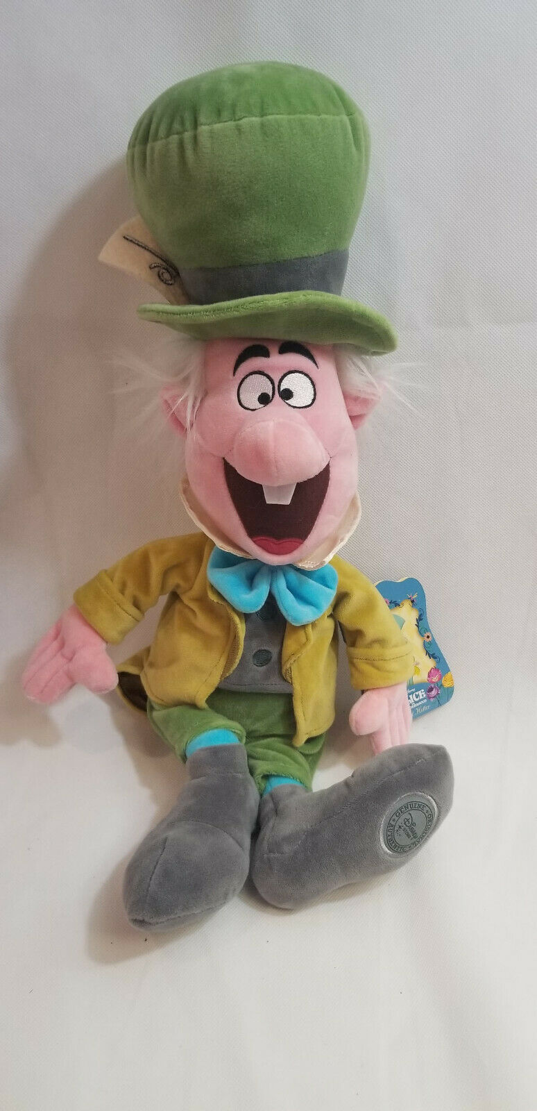 Disney 20&quot; Soft Plush Hat Tag Classic Alice In Wonderland disneyland wor... - $0.98