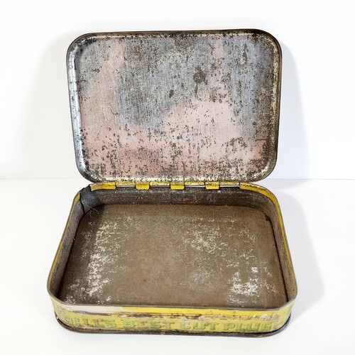 J.G. Dill's Best Cut Plug Pipe Tobacco Antique Tin c1920s Richmond VA C96 Item image 3