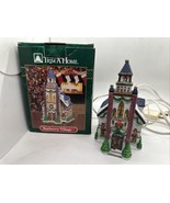 Vintage Trim A Home Bayberry Village Lighted Porcelain Church W/ Cord &amp; ... - €20,48 EUR