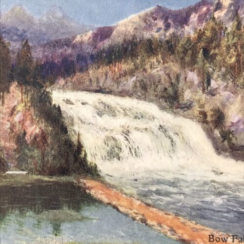 Primary image for Canadian Pacific Railway CP Bow Falls Waterfall Banff Alberta Canada Postcard